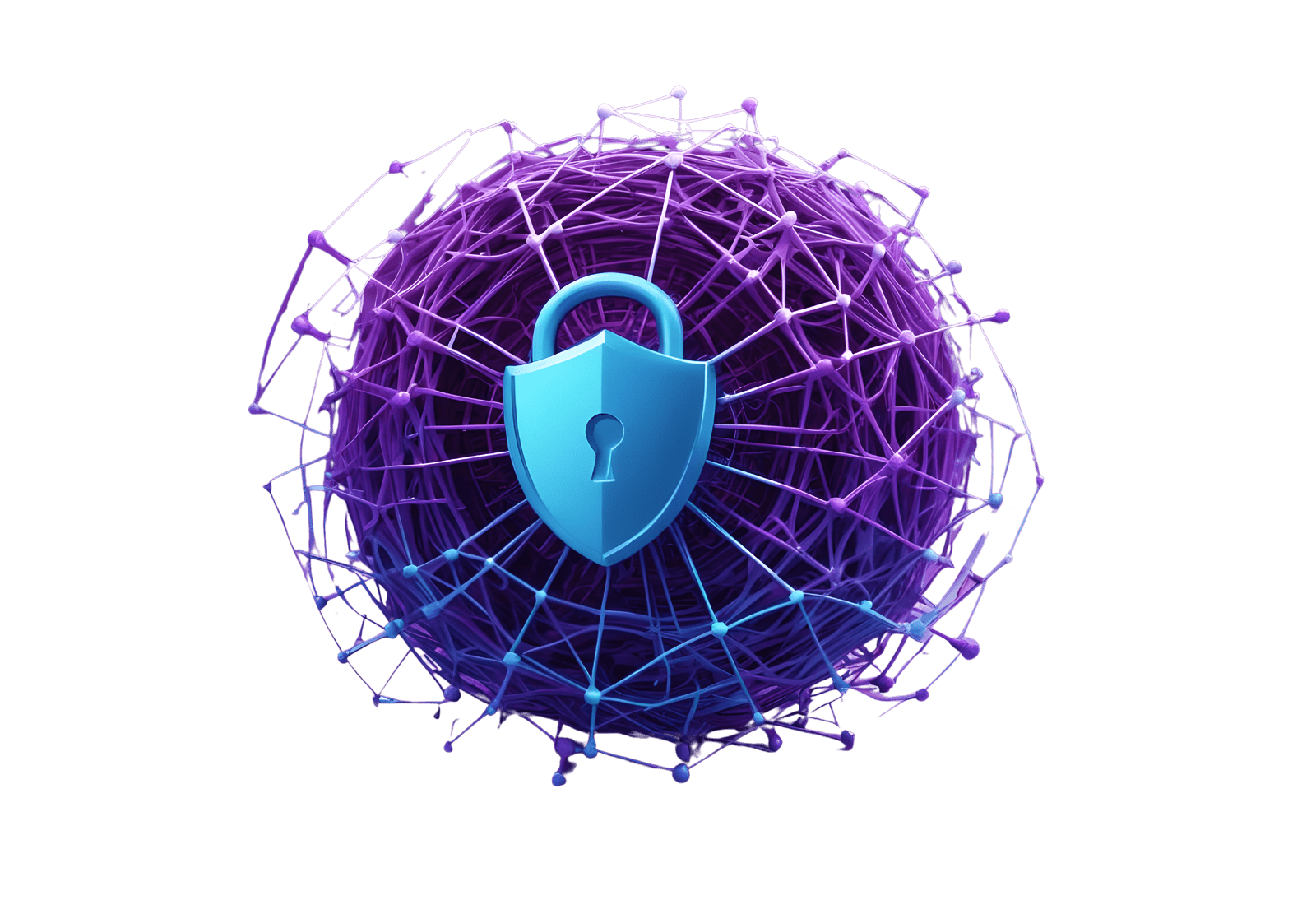 A secure firewall icon symbolizing network security assessment.